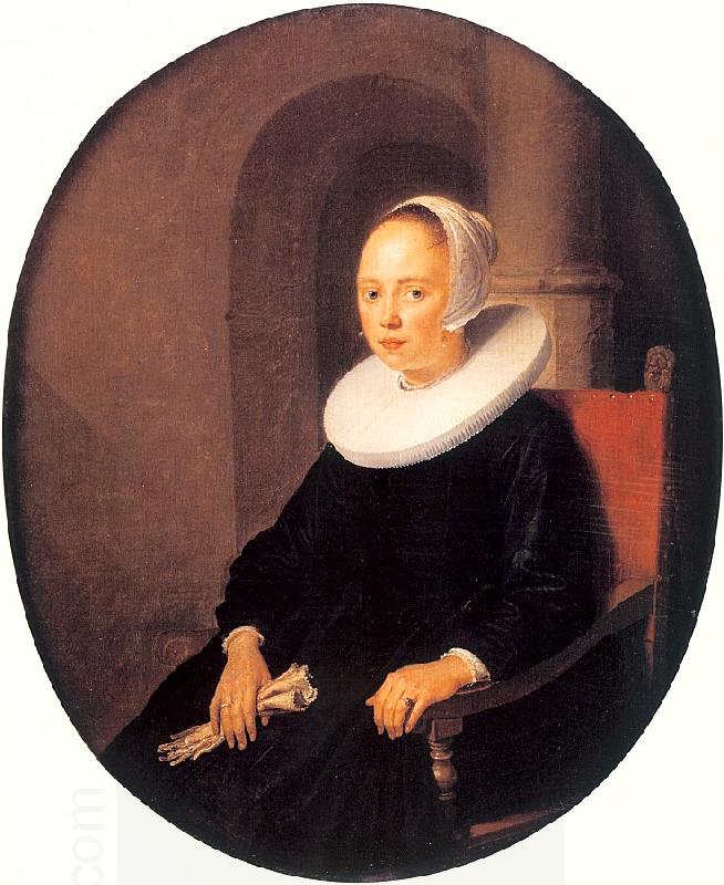 DOU, Gerrit Portrait of a Woman oil painting picture